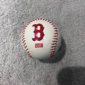 Red socks signed baseball